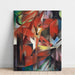Reproductie van het schilderij De vossen - Franz Marc
