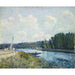 Reproductie van het schilderij De oevers van de Oise - Alfred Sisley