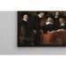 Reproductie van het schilderij De syndici van het gilde van de wevers - Rembrandt van Rijn