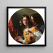 De drie lekkerste dingen - Friedrich von Amerling — wandpresentatie van het kunstwerk