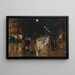Rue pluvieuse - Lesser Ury — ingelijst kunstwerk aan de muur