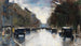 Rue dans le Tiergarten - Lesser Ury — weergave van het kunstwerk