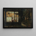 La vitrine illuminée la nuit - Lesser Ury — ingelijst kunstwerk aan de muur