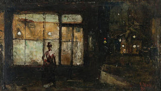 Lesser Ury - The Illuminated Shop Window At Night.webp