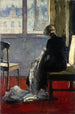 Le tapis rouge - Lesser Ury — weergave van het kunstwerk