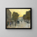 onder de linden met uitzicht op de Brandenburger Tor - Lesser Ury — ingelijst kunstwerk aan de muur