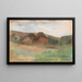 Landschap met boerderijen, Kstendorf - Lesser Ury — ingelijst kunstwerk aan de muur