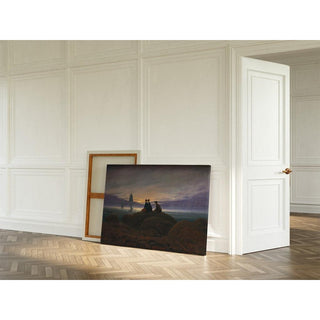 Lever de lune sur la mer - Caspar David Friedrich | Reproduction Tableau Décoration murale affiche copie