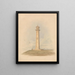 Project van monument - Lewis Vulliamy — ingelijst kunstwerk aan de muur