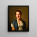 Mademoiselle Delamarre - Li Louis Prince Salbreux — ingelijst kunstwerk aan de muur
