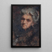 Portret van de moeder - Lidio Ajmone — ingelijst kunstwerk aan de muur