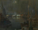 Avond aan de haven van Oostende - Lieven Herremans — weergave van het kunstwerk