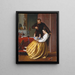 Conversation Piece - Lilly Martin Spencer — framed artwork on a wall