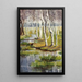 Birches - Lilly Walther — framed artwork on a wall