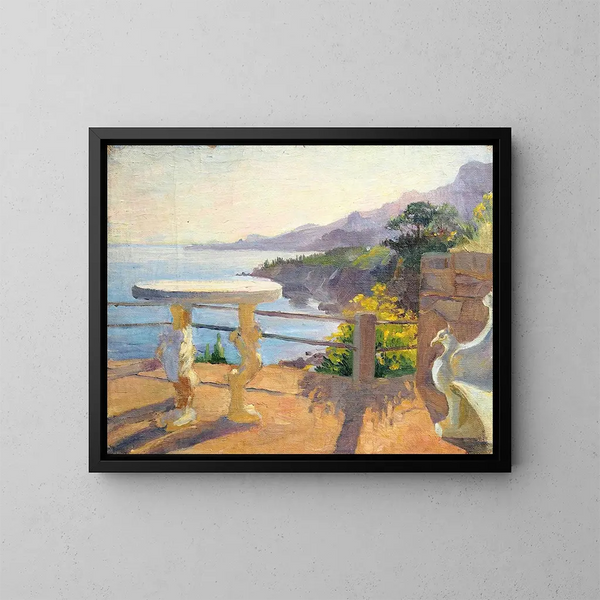 Vue de Krimmi - Lilly Walther — ingelijst kunstwerk aan de muur