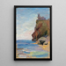 Loss on the Cliff - Lilly Walther — framed artwork on a wall
