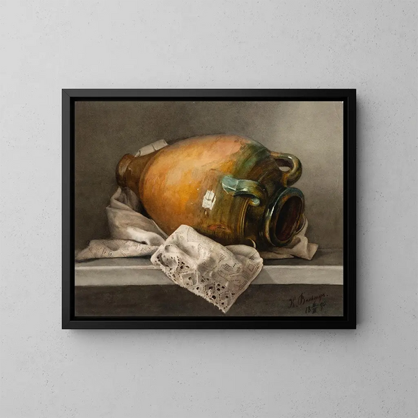 Natuurtafereel met fruit - Lilly Walther — ingelijst kunstwerk aan de muur