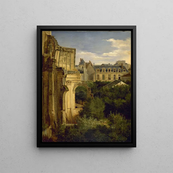 Lina Jaunez - Ruines de lglise SaintLouisduLouvre et htel de Longueville.webp