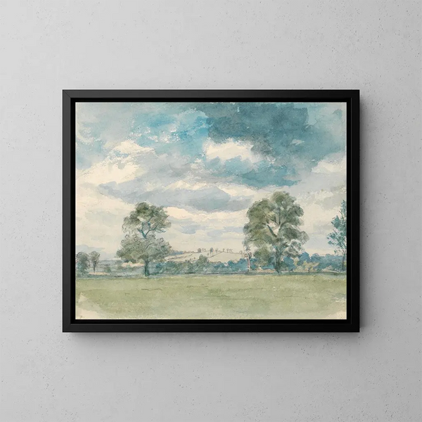 Zomerlandschap - Lionel Constable — ingelijst kunstwerk aan de muur