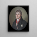 portret van een edele man - Lizinska de Mirbel — ingelijst kunstwerk aan de muur