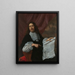 Willem van de Velde II 1633-1707 painter - Lodewijk van der Helst — framed artwork on a wall