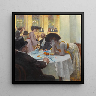 Loge dans le Sophiensaal - Josef Engelhart