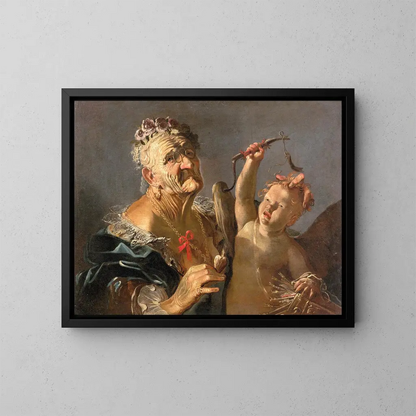 van de Ouderdom - Lombard School — ingelijst kunstwerk aan de muur
