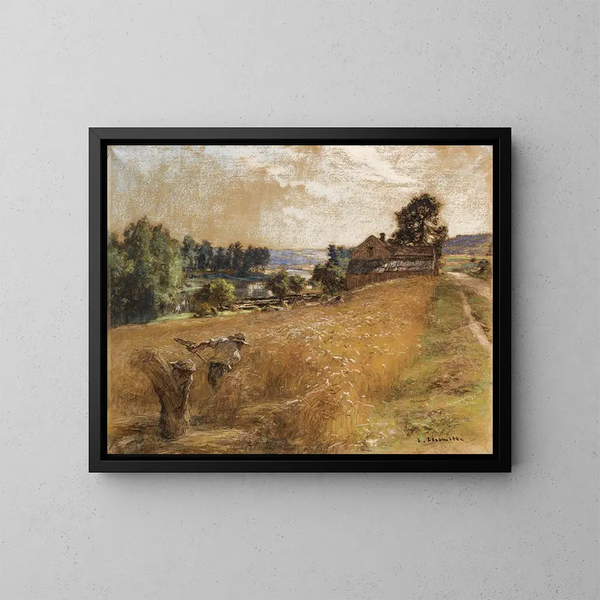 La Fenaison - Léon Augustin Lhermitte — ingelijst kunstwerk aan de muur