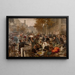 Les Halles - Léon Augustin Lhermitte — ingelijst kunstwerk aan de muur