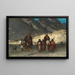 Cheikhs arabes dans les montagnes - Léon Bonnat — framed artwork on a wall