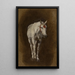 Paard - Léon Bonnat — ingelijst kunstwerk aan de muur
