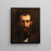 The Painter Ceferino Araujo Sánchez - Léon Bonnat — framed artwork on a wall