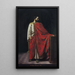 Fruela II of Asturias painting of the King of Asturias from 910 to 925 - Léon Bonnat — framed artwork on a wall