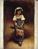 Italian Woman Painting - Léon Bonnat — artwork view