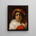 L'Italienne - Léon Bonnat — framed artwork on a wall