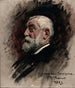 Portrait of Henri Harpignies - Léon Bonnat — artwork view