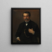Portrait painting of Jean Léglise Marchand, Mayor of Saint-Martin-de-Seignanx - Léon Bonnat — framed artwork on a wall