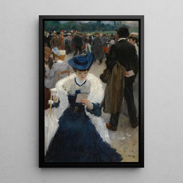 Lon Carr - Une Elegante Aux Courses.webp