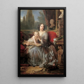Lon Cogniet - Maria BrignoleSale Duchess of Galliera with her son Filippo.webp