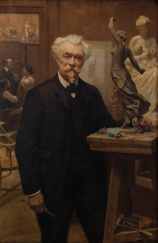 Lon Eugne Maxime Faivre - Latelier du sculpteur Henri Allouard.webp