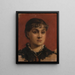 Portret van Jacqueline Comerre-Paton - Léon François Comerre — ingelijst kunstwerk aan de muur