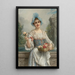 La marchande de fleurs - Léon François Comerre — framed artwork on a wall