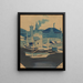 View of the port - Léon Spilliaert — framed artwork on a wall