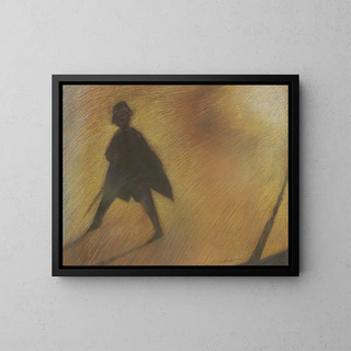 Lon Spilliaert - Het einde van een mooie dag  Figuur in tegenlicht.webp