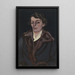 Portret van Madame Storck-Hertoghe - Léon Spilliaert — ingelijst kunstwerk aan de muur