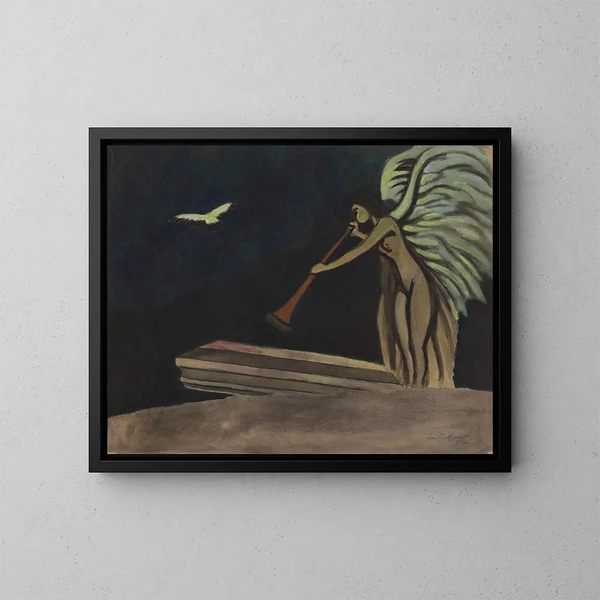 Opstanding - Léon Spilliaert — ingelijst kunstwerk aan de muur