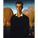 Reproductie van het schilderij Long's Peak from Loch Vale, Estes Park, Colorado - Grant Wood