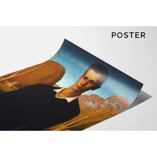 Long's Peak from Loch Vale, Estes Park, Colorado - Grant Wood | Reproduction Tableau Décoration murale affiche copie