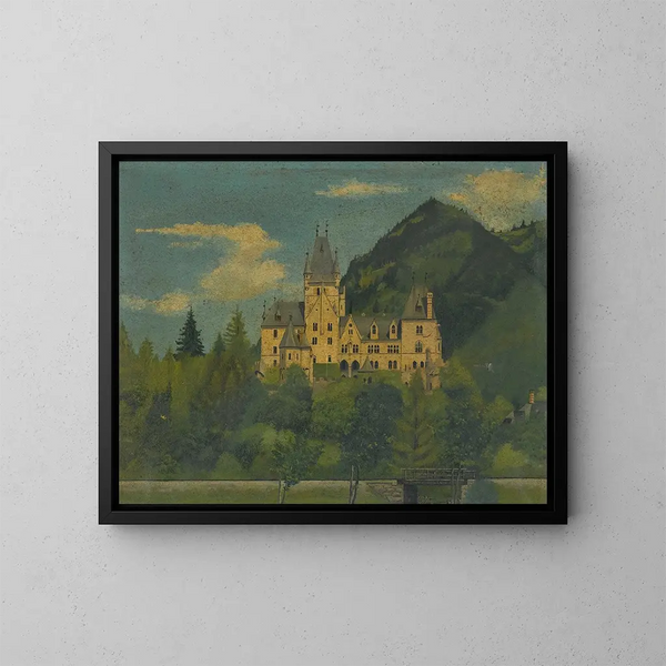 Château de Fischhorn près de Zell am See - Lorenz Duregger — ingelijst kunstwerk aan de muur