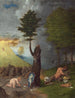 van de Allegorie van de deugd en het ondeugd - Lorenzo Lotto — weergave van het kunstwerk